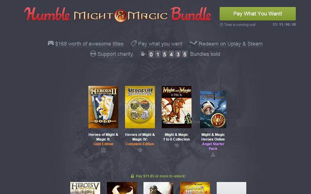 ［Humble Bundle］“Might & Magic”シリーズを集めた「Humble Might & Magic Bundle」が開始