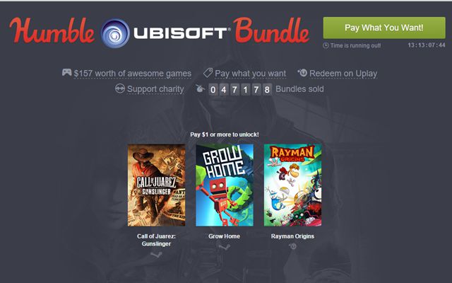 ［Humble Bundle］“Assassin's Creed Rogue”や“The Crew”などUbisoftのタイトルを集めたバンドル「Humble Ubisoft Bundle」が開始