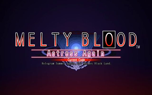 Steam版「MELTY BLOOD Actress Again Current Code」の配信日が4月20日に決定