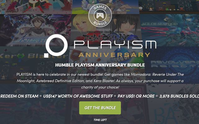［Humble Bundle］“One Way Heroics”“Momodora: Reverie Under The Moonlight”“The Silver Case”などを同梱した「Humble PLAYISM Anniversary Bundle」が開始