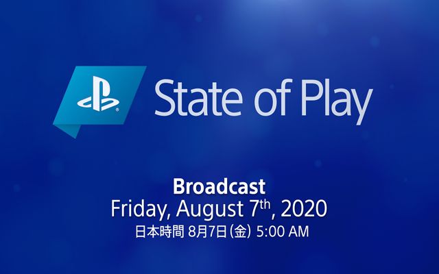 PS4/PS VRタイトルを中心に紹介する「State of Play」が8月7日午前5時に放送決定、PS5本体に関する発表は予定なし