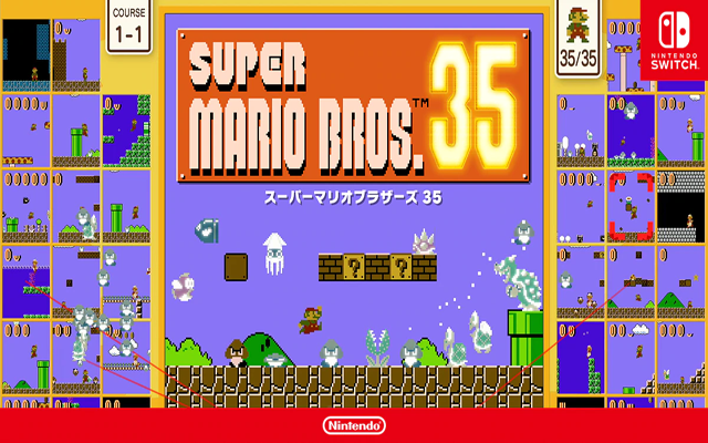 Nintendo Switch Online加入者向け「SUPER MARIO BROS. 35」が配信開始