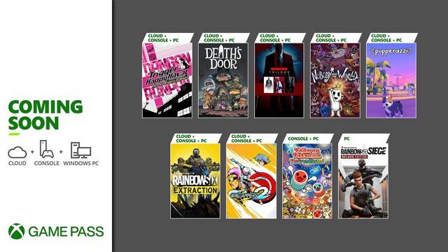 “Death’s Door”や“Rainbow Six Extraction”など9タイトルを追加する「Xbox Game Pass」及び「PC Game Pass」の配信スケジュールが公開